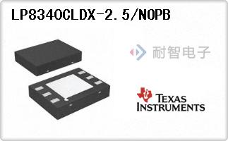 LP8340CLDX-2.5/NOPB